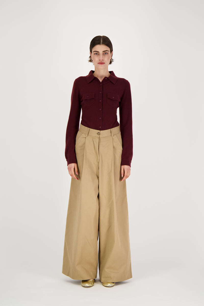KERIA BODY SUIT BURGUNDY