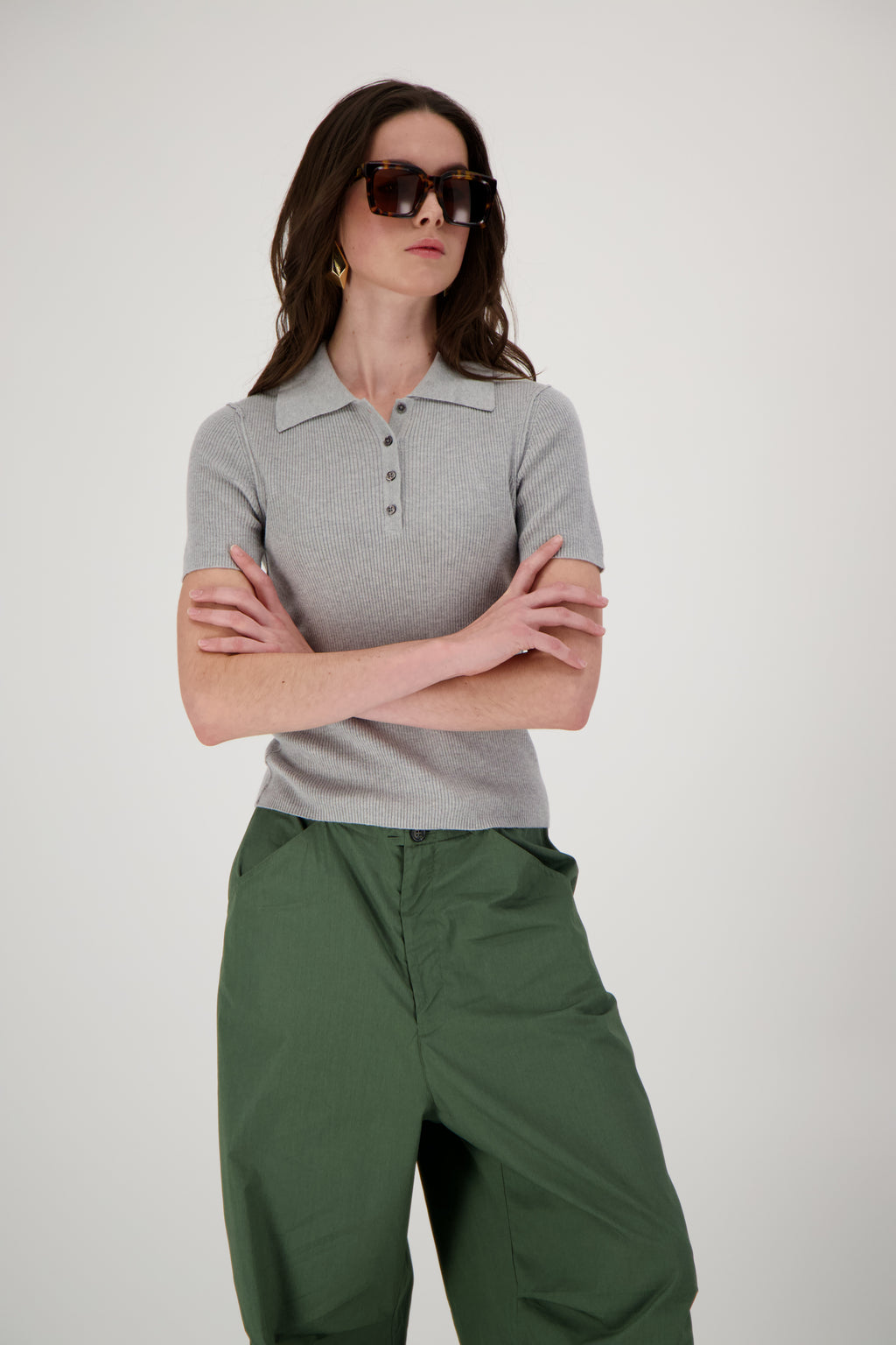 THE MONICA TOP IN CASHMERE AND SILK