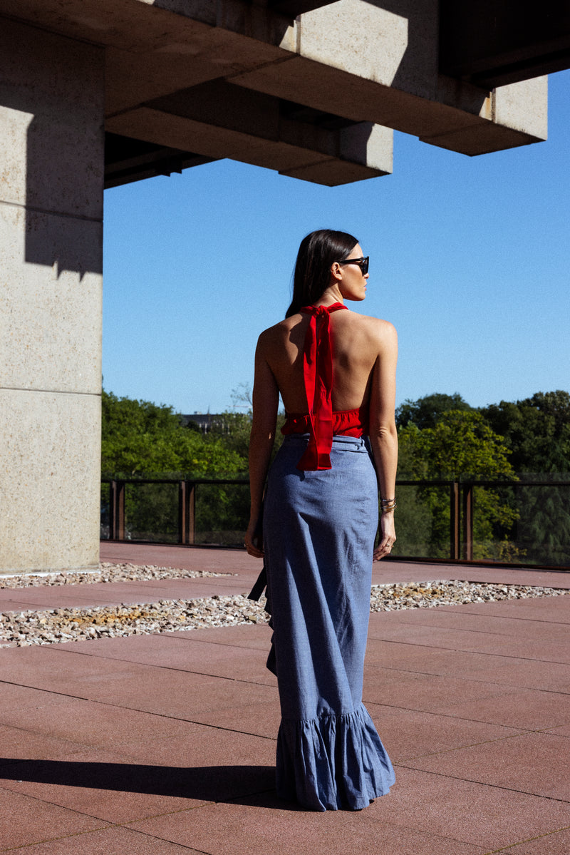CAPRI TOP RED