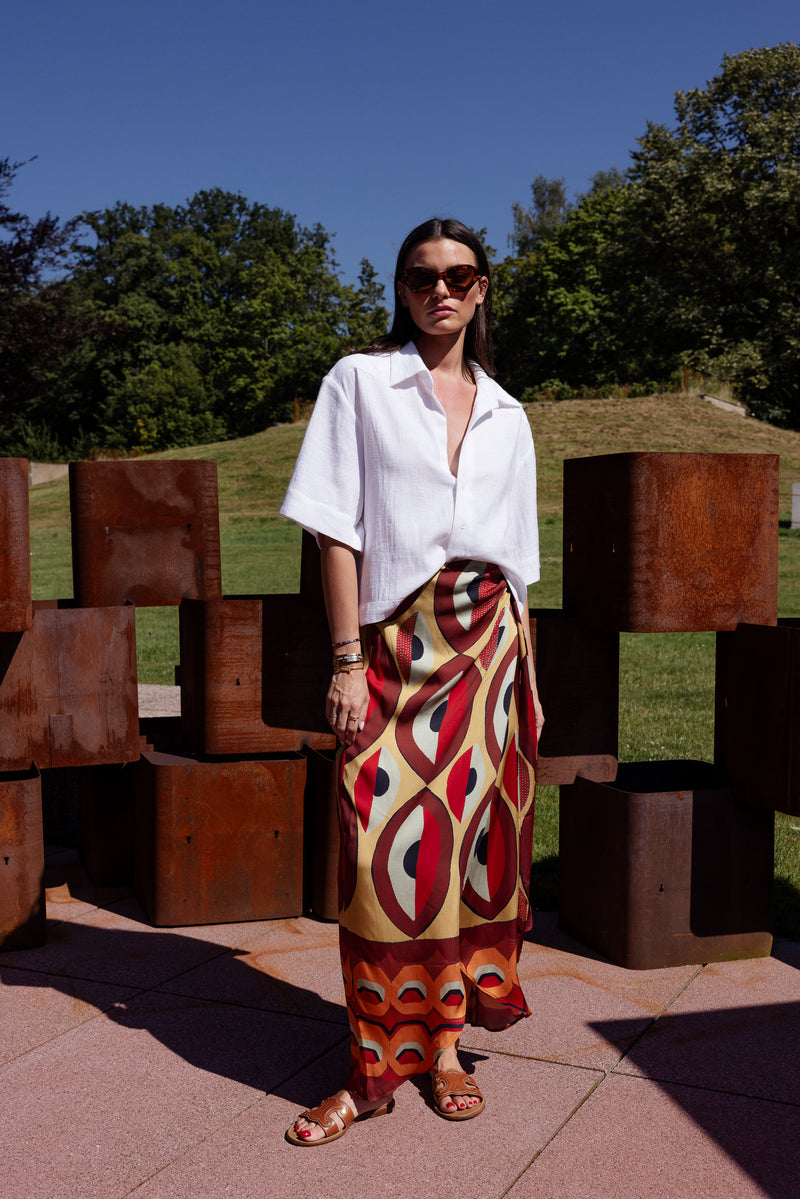 FIRENZE WRAP SKIRT SUNDOWN