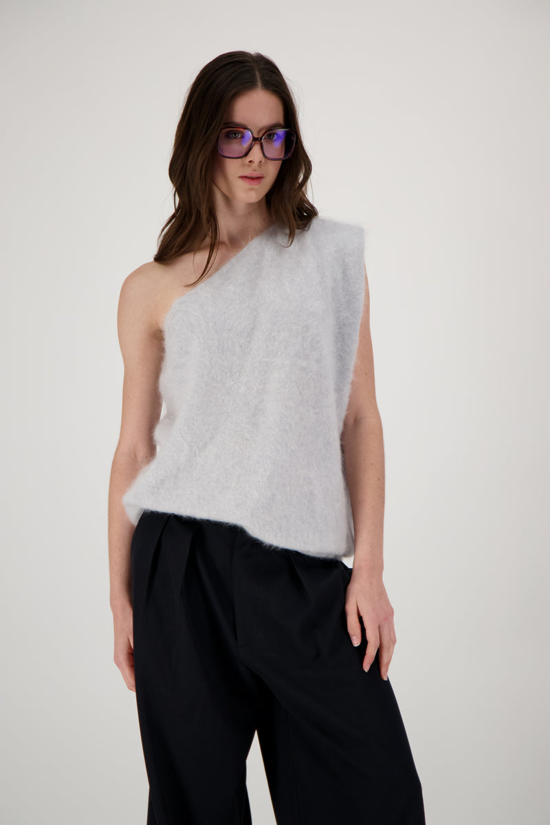 THE MAEVE TOP IN BRUSHED CASHMERE