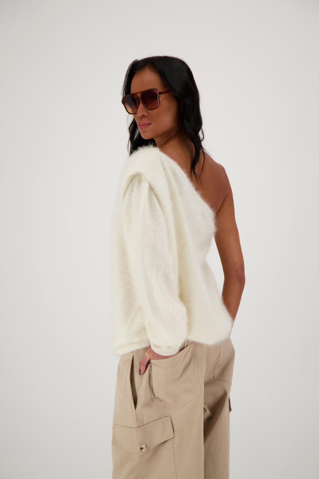 THE DAPHNE TOP IN BRUSHED CASHMERE