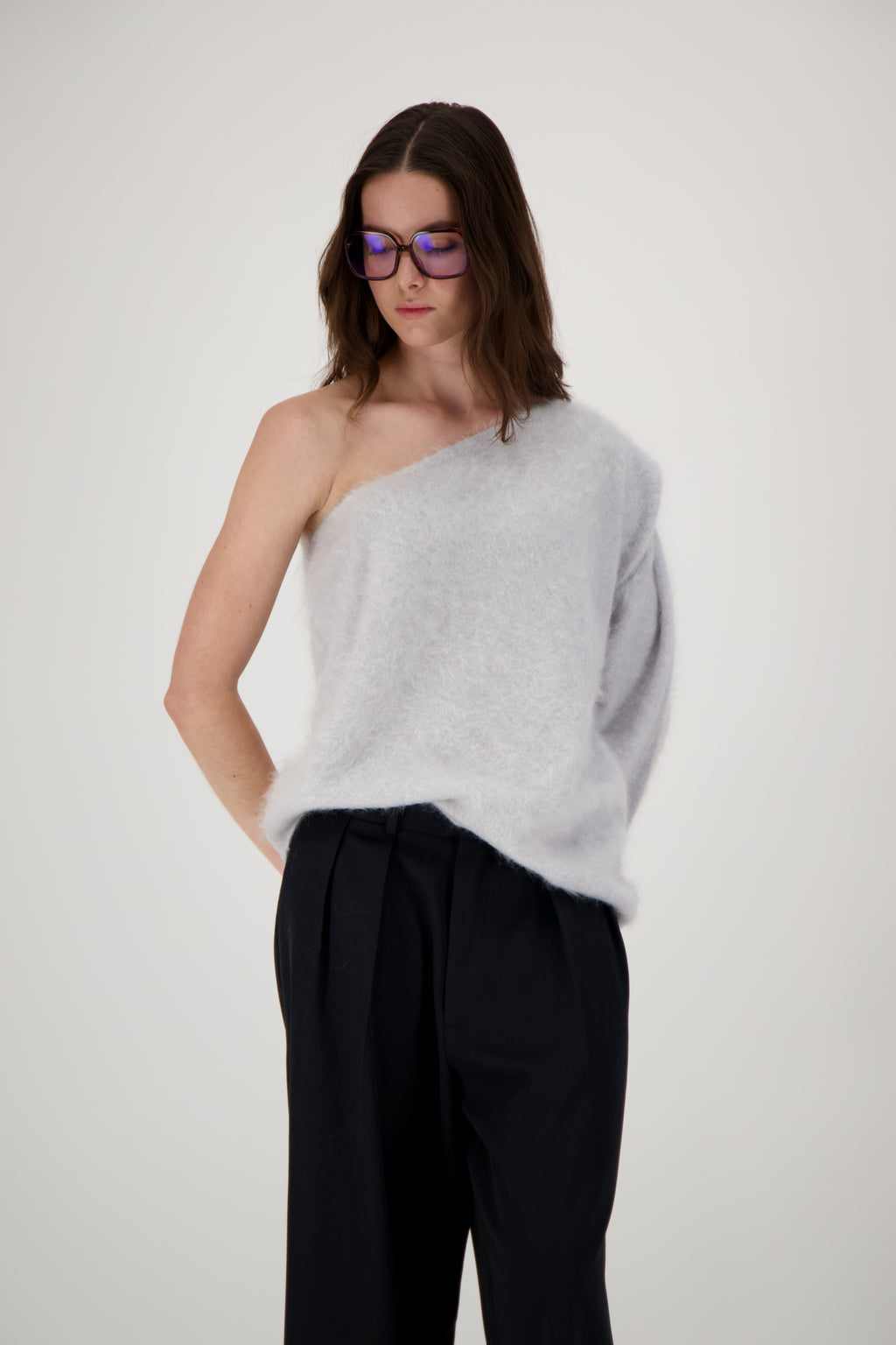 THE DAPHNE TOP IN BRUSHED CASHMERE