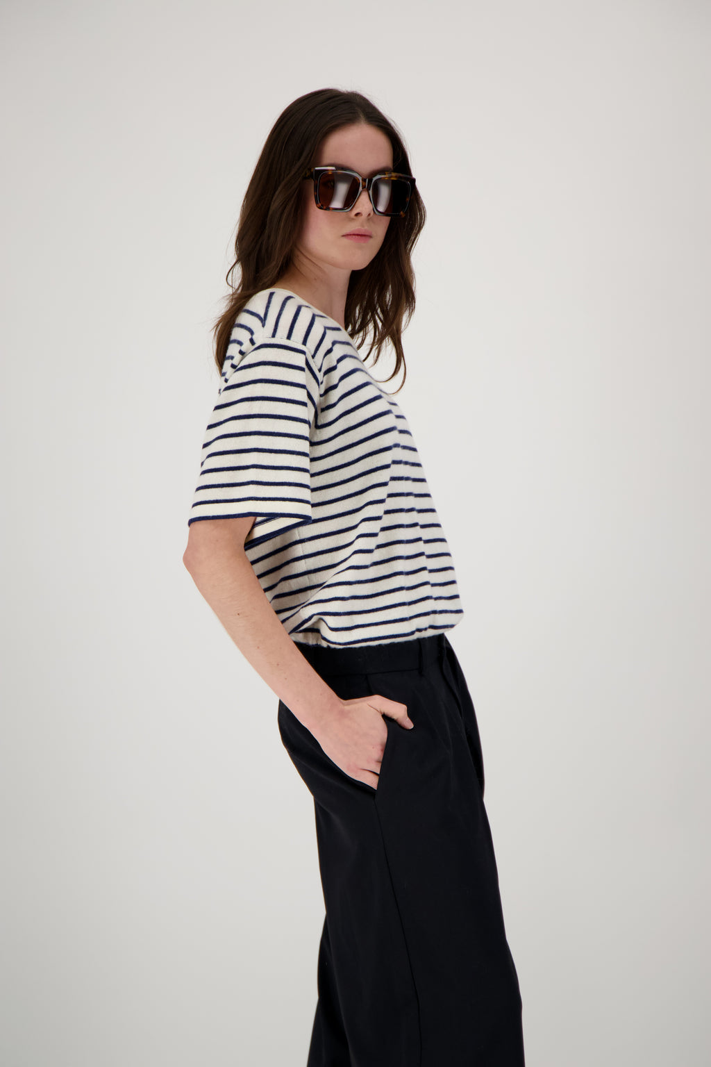 THE PHOEBE TOP IN CASHMERE AND WOOL