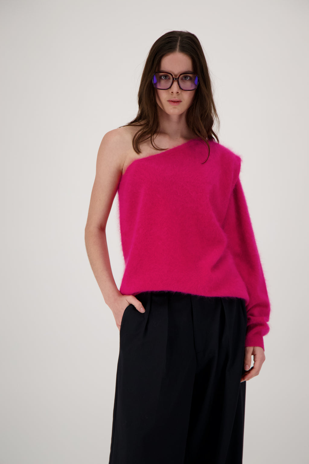 THE DAPHNE TOP IN BRUSHED CASHMERE