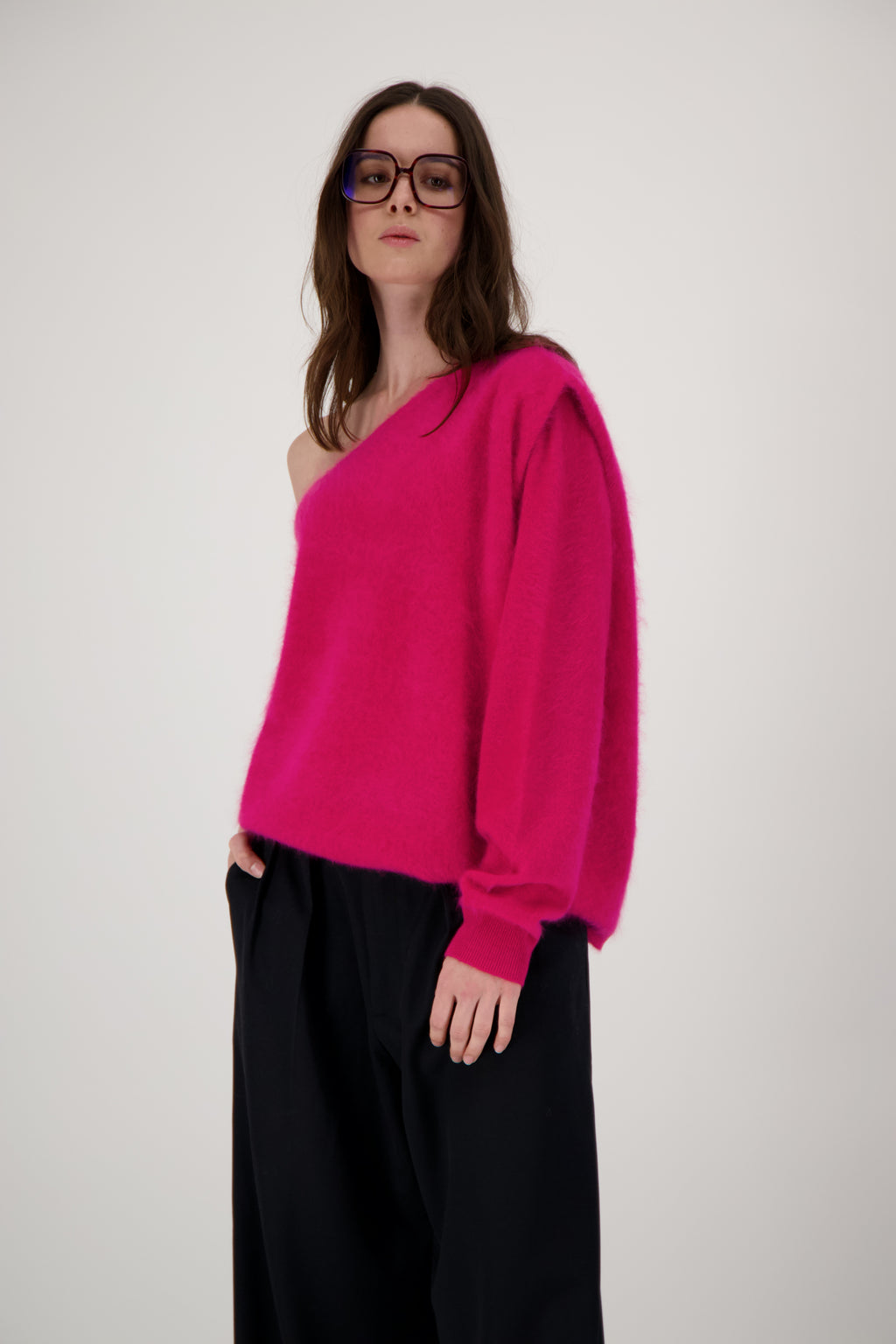 THE DAPHNE TOP IN BRUSHED CASHMERE