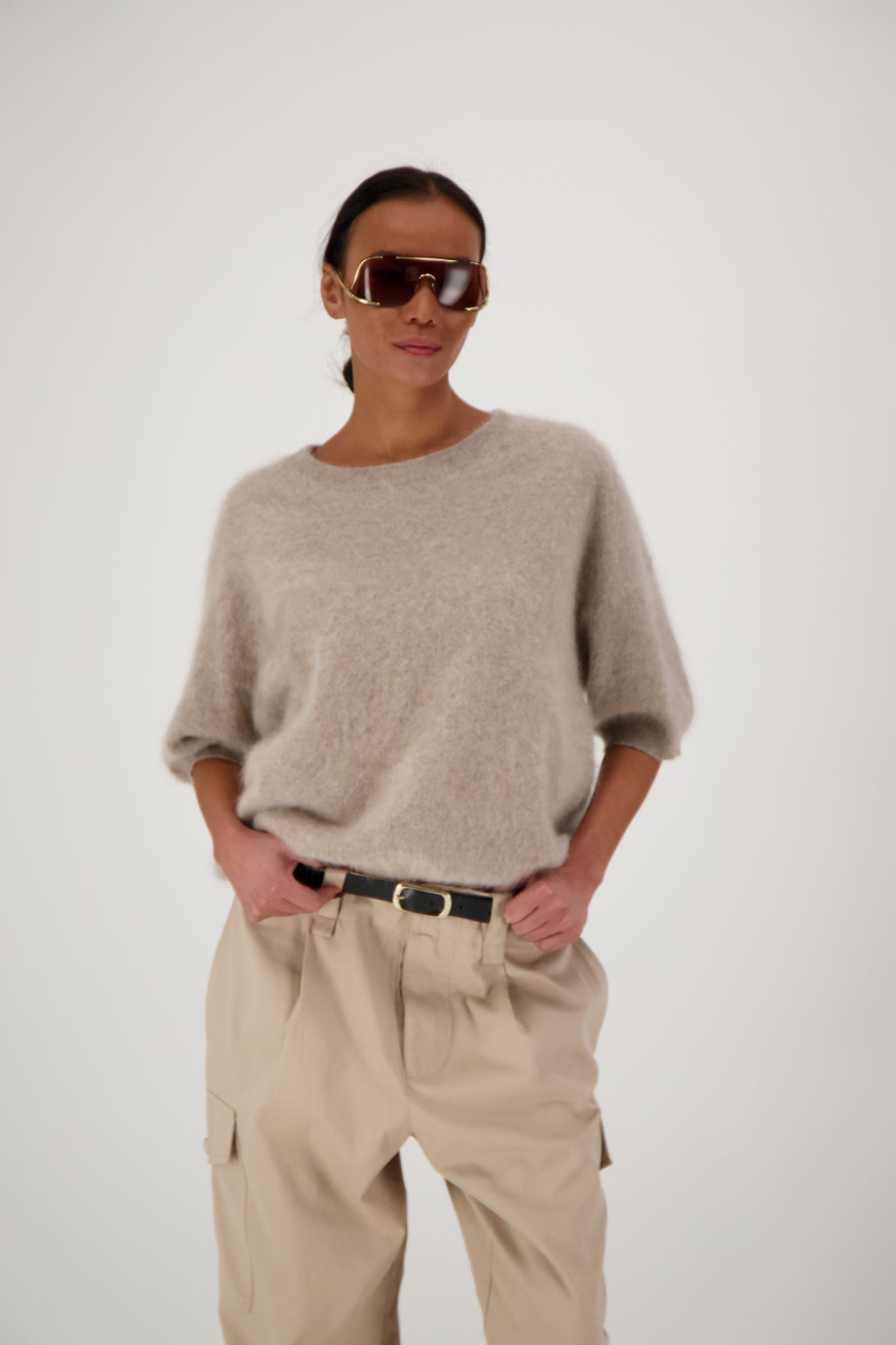 THE RAFAELLA SWEATER BRUSHED CASHMERE