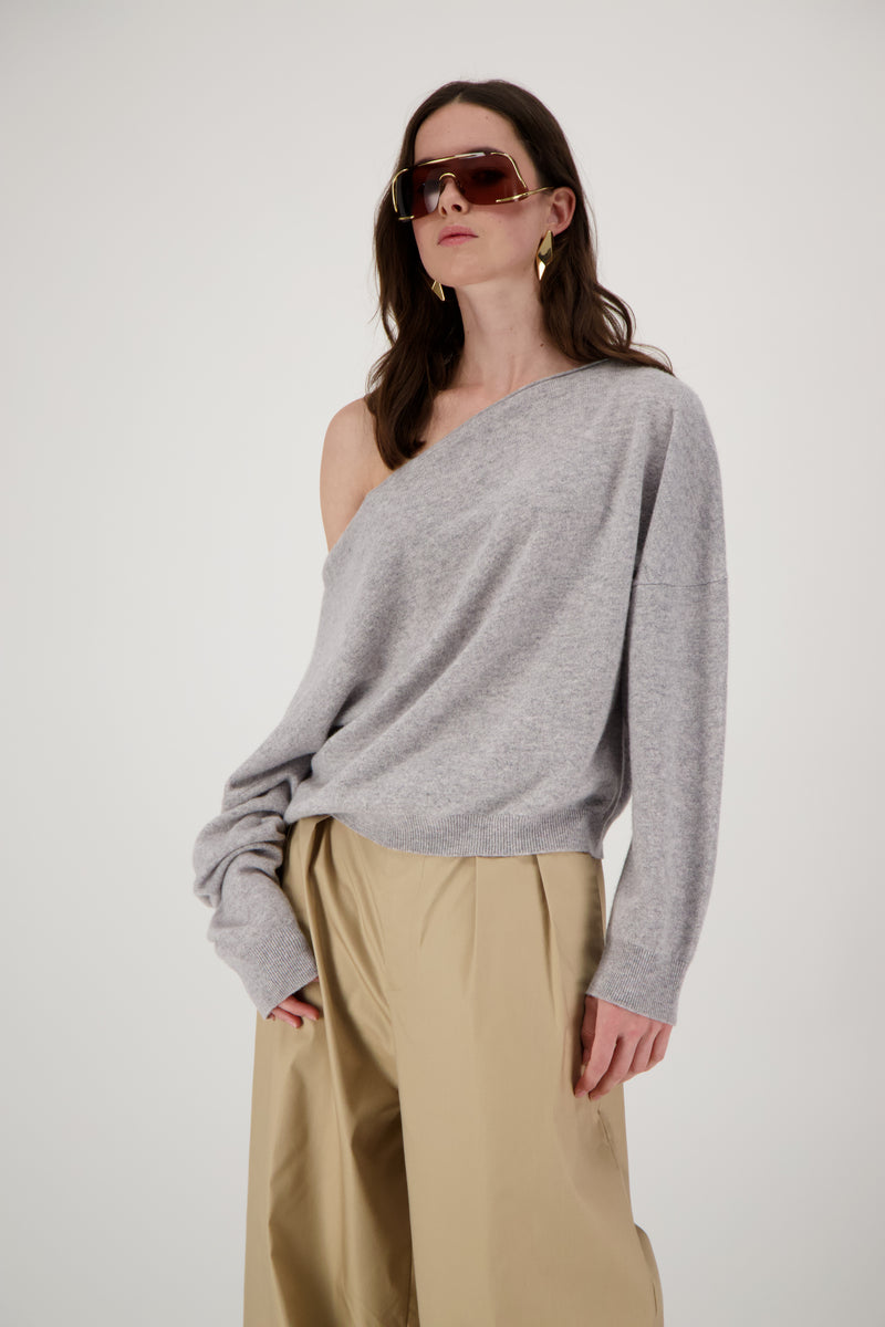 THE ERIKA OFF-SHOULDER CASHMERE
