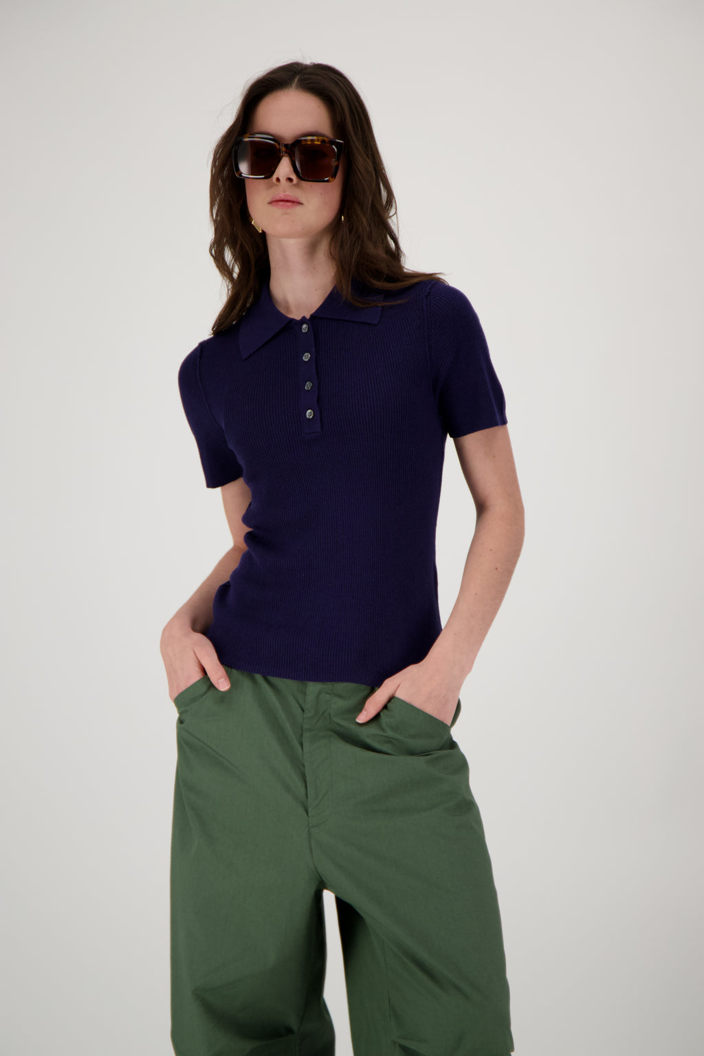 THE MONICA TOP IN CASHMERE AND SILK