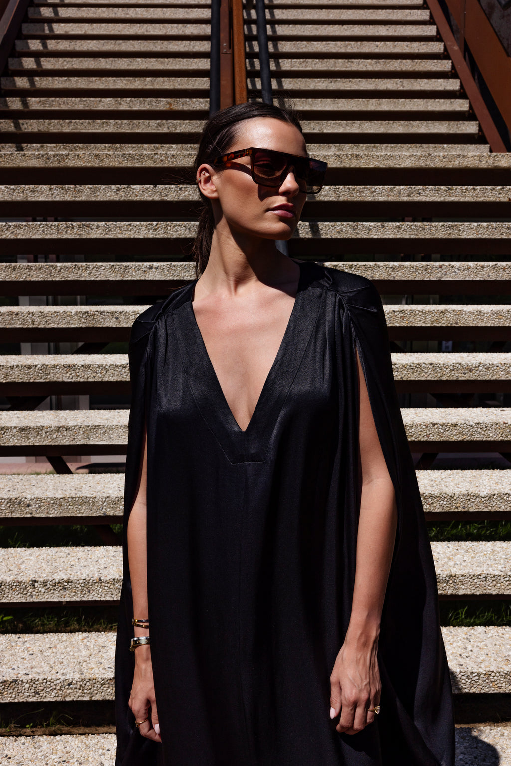 COMO MAXI DRESS BLACK