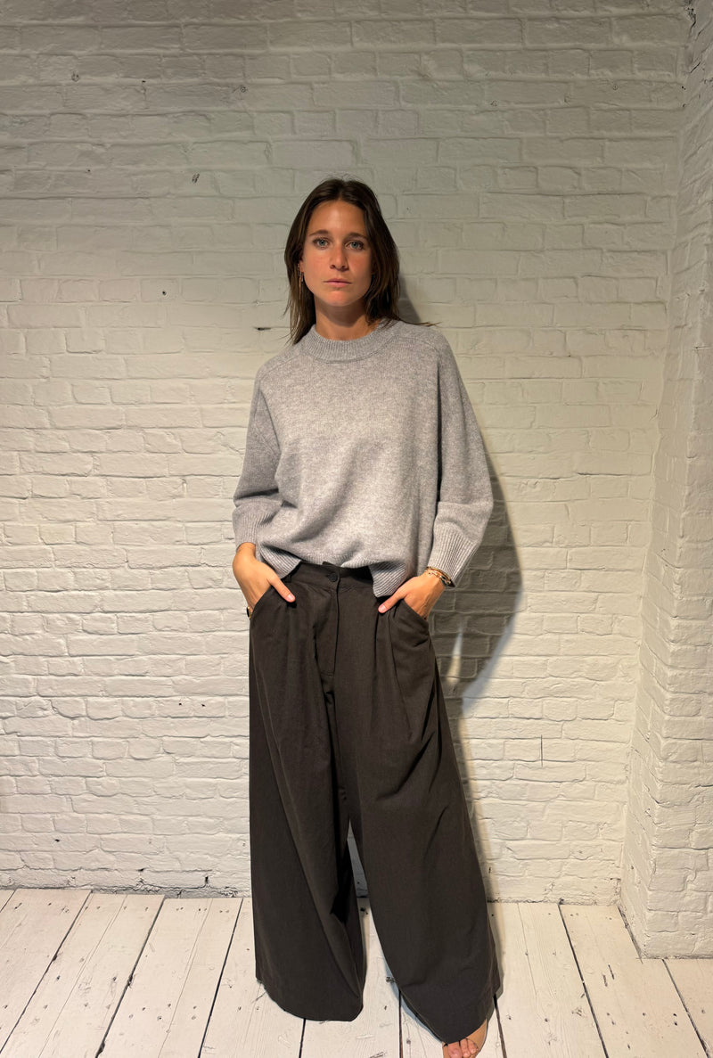 SIMON OVERSIZED KNIT GREY