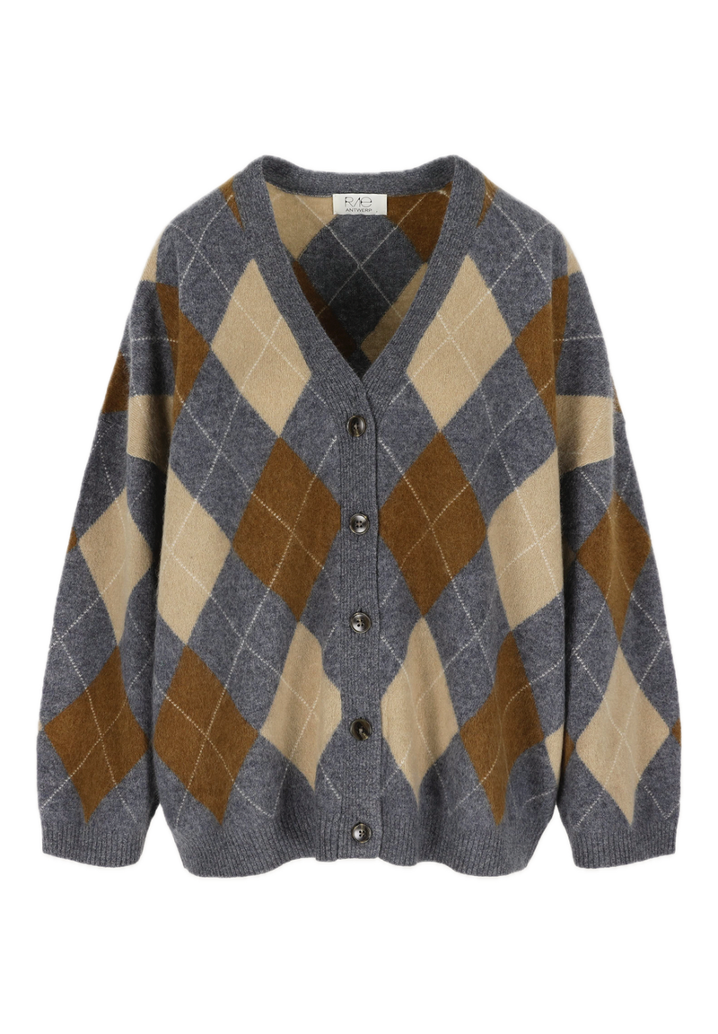 ARGYLE CARDIGAN
