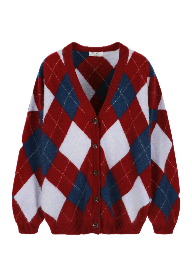 ARGYLE CARDIGAN