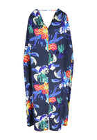 COMO MAXI DRESS NAVY FLOWER