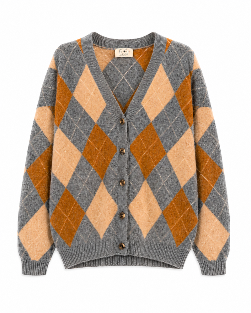 ARGYLE CARDIGAN