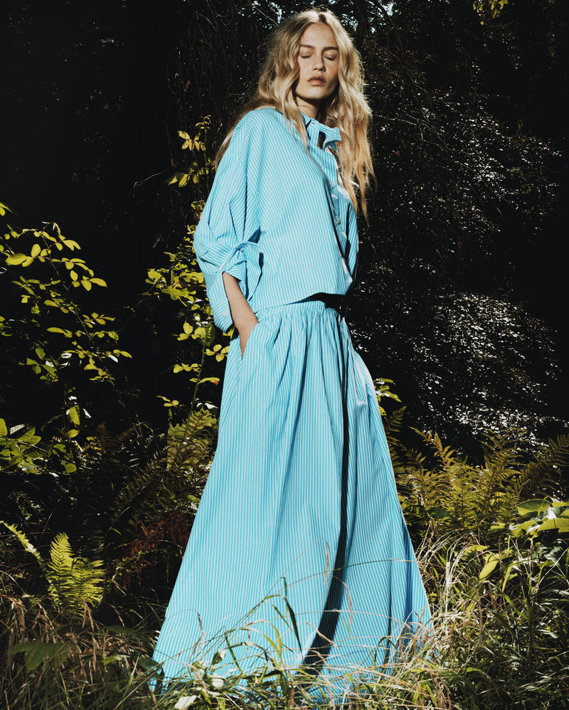 THE DEIRDRE SKIRT BROAD SKY