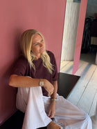 RAFAELLA CASHMERE BORDEAUX