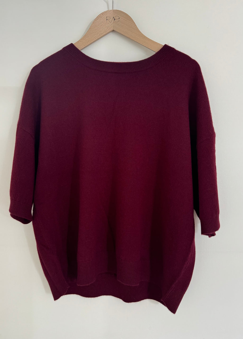 RAFAELLA CASHMERE BORDEAUX
