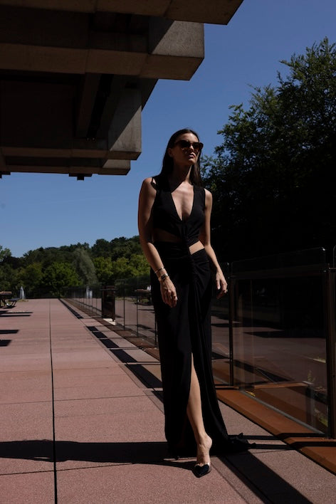 SOUMAYA DRESS BLACK