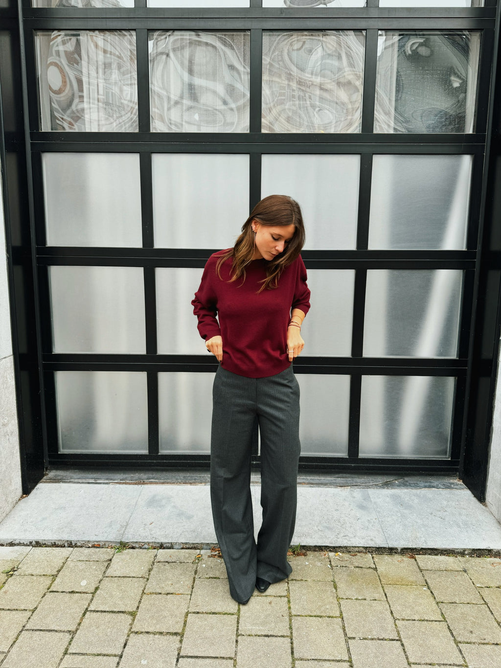 RAFAELLA LEE CASHMERE BORDEAUX