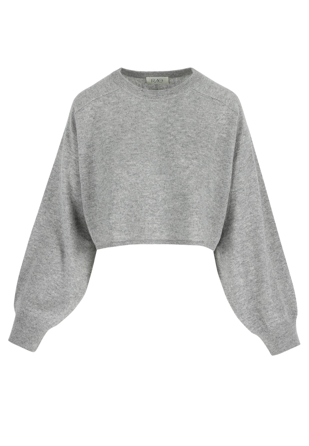 JULIA CROPPED CASHMERE - GREY
