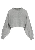 JULIA CROPPED CASHMERE - GREY