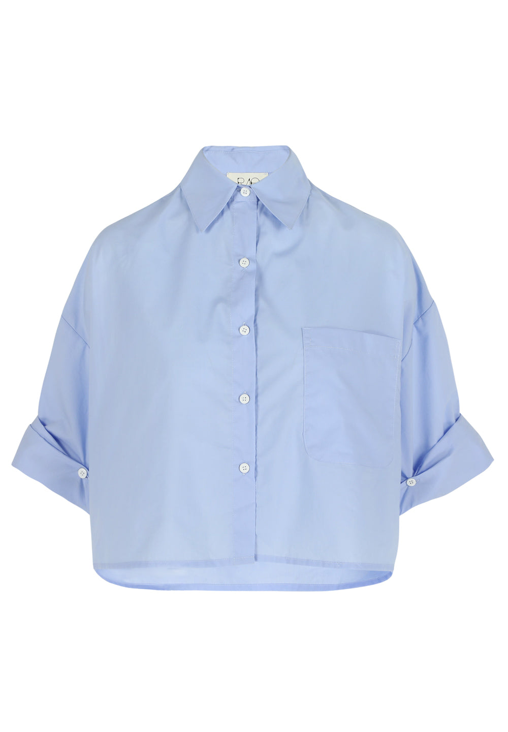 NIKKI SHIRT BLUE POPLIN