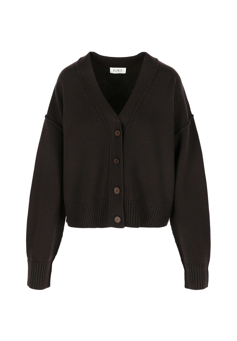 DRAKE CARDIGAN COCOA