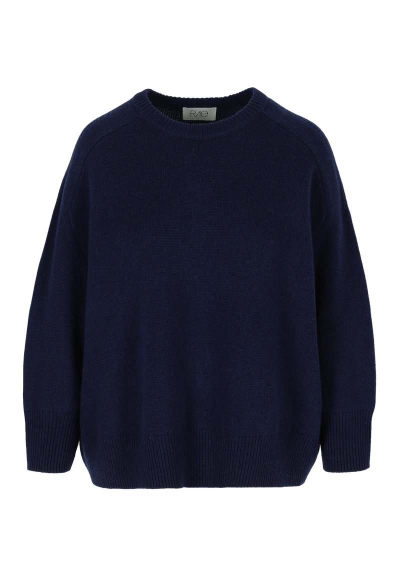 SIMON OVERSIZED KNIT NAVY
