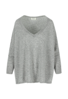 VALENTINA OVERSIZED VNECK GREY