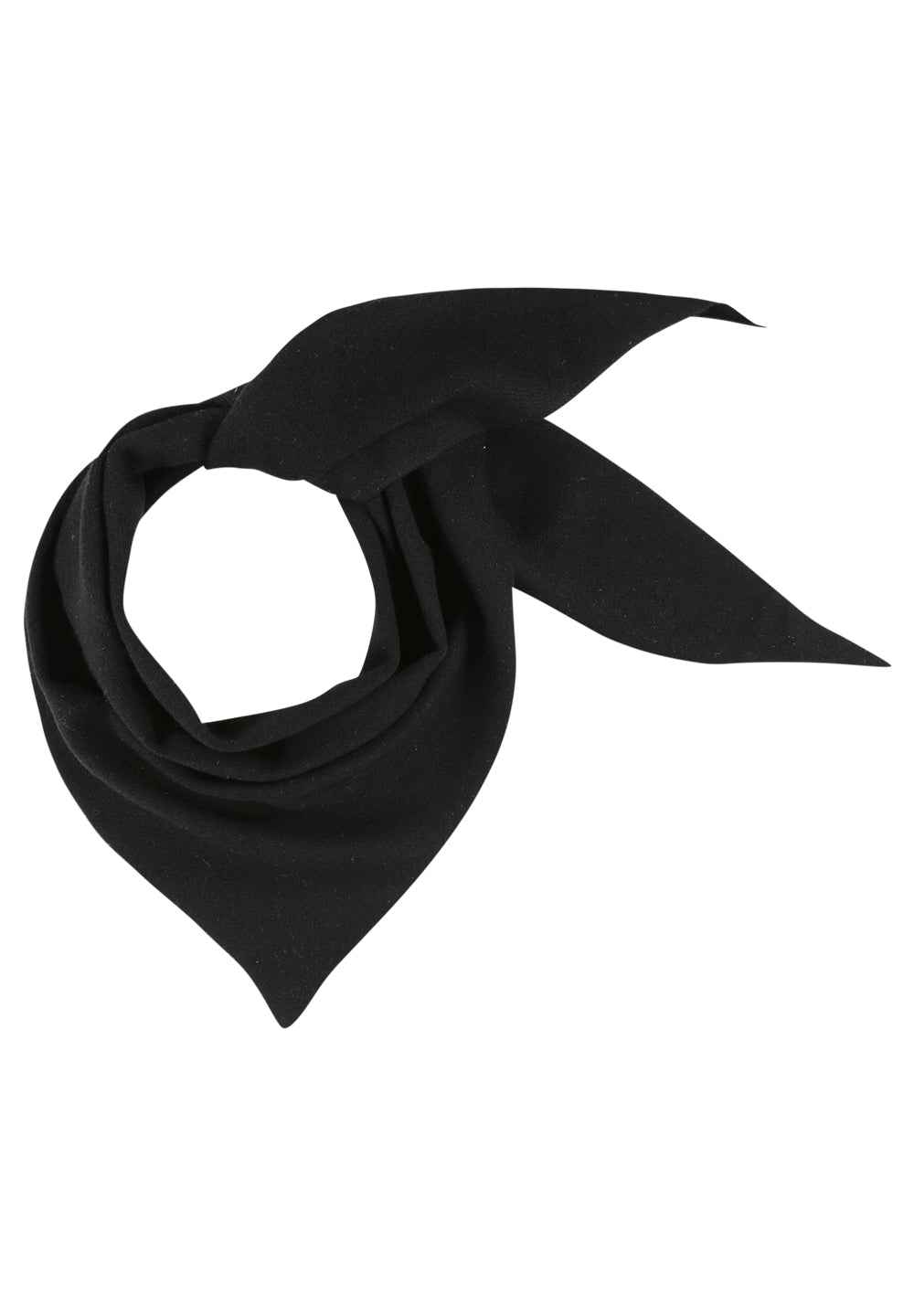 CASHMERE BANDANA BLACK