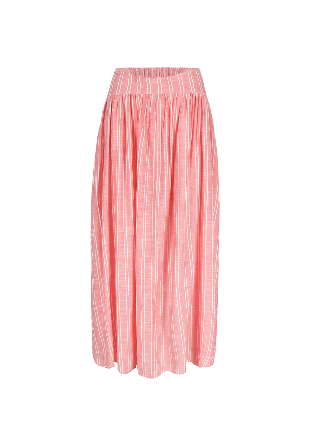 DEIRDRE SKIRT PINK/WHITE STRIPE