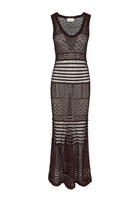 JOSEFIEN MAXI DRESS CHOCOLATE
