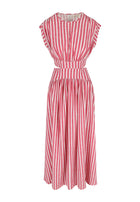 AIMEE DRESS RED STRIPE