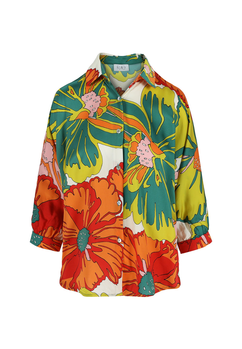 APRIL BLOUSE WHITE FLOWER