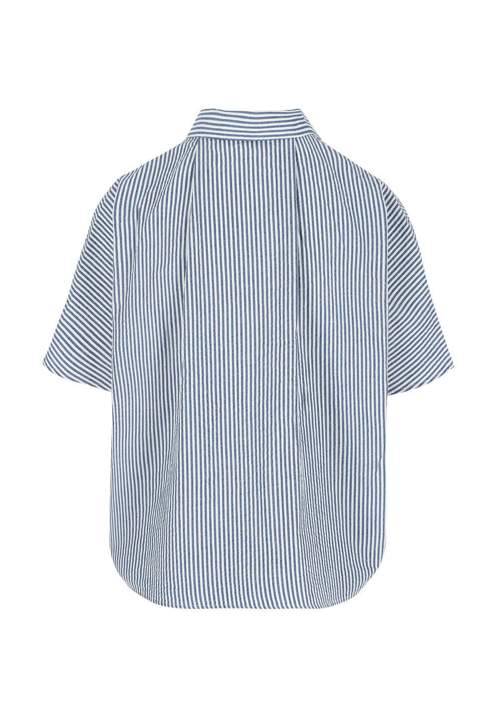 CASEY SHIRT BLUE/WHITE SEERSUCKER