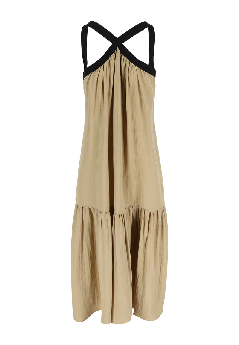 GABRIELLA DRESS SAND
