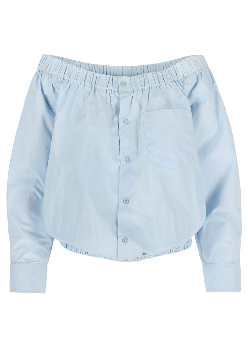 GINA BLOUSE SKY BLUE