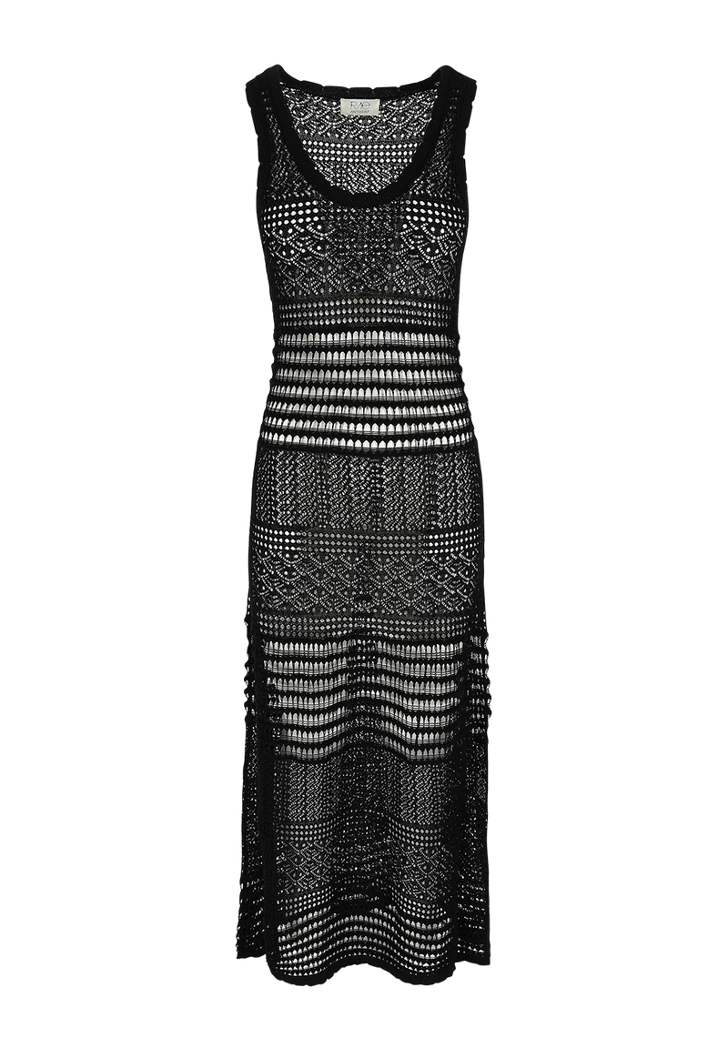 THE JOSEFIEN DRESS BLACK