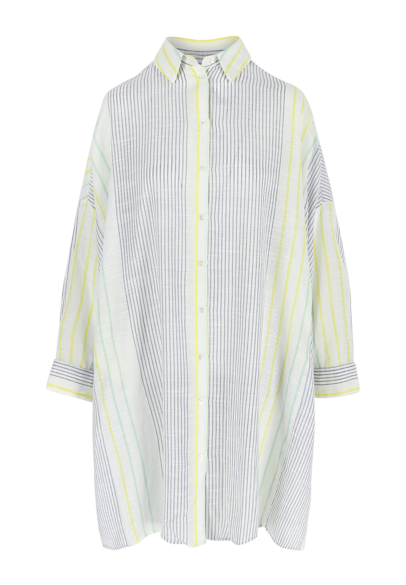 MARTINE DRESS MULTI STRIPE