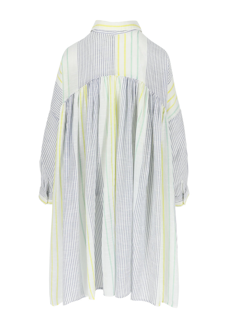 MARTINE DRESS MULTI STRIPE