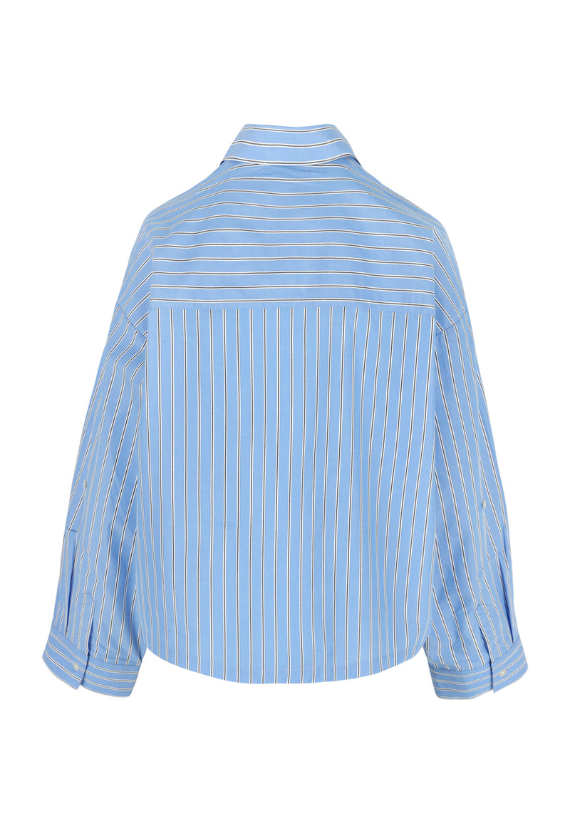 NIKKI SHIRT LIGHT BLUE STRIPE