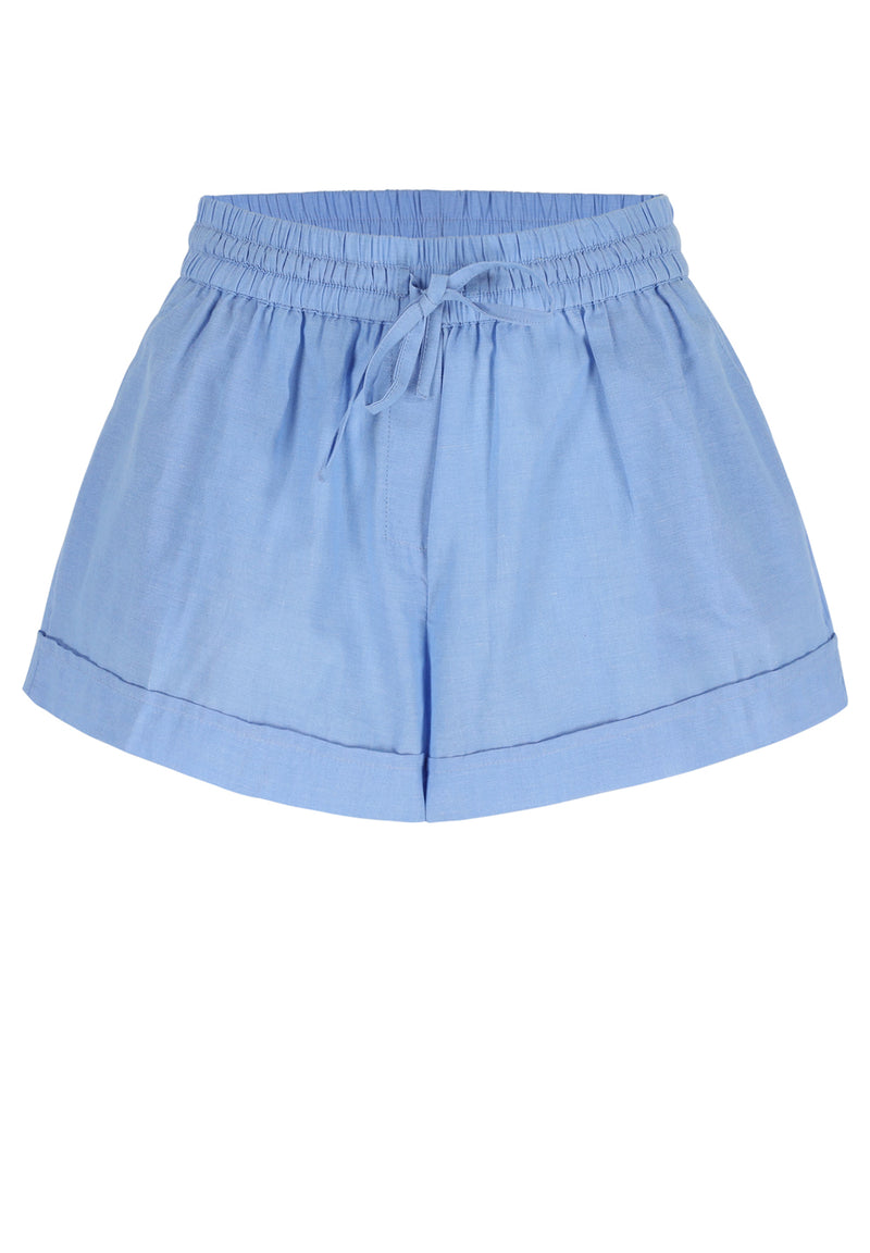 SHORTY CHAMBRAY LIGHT BLUE