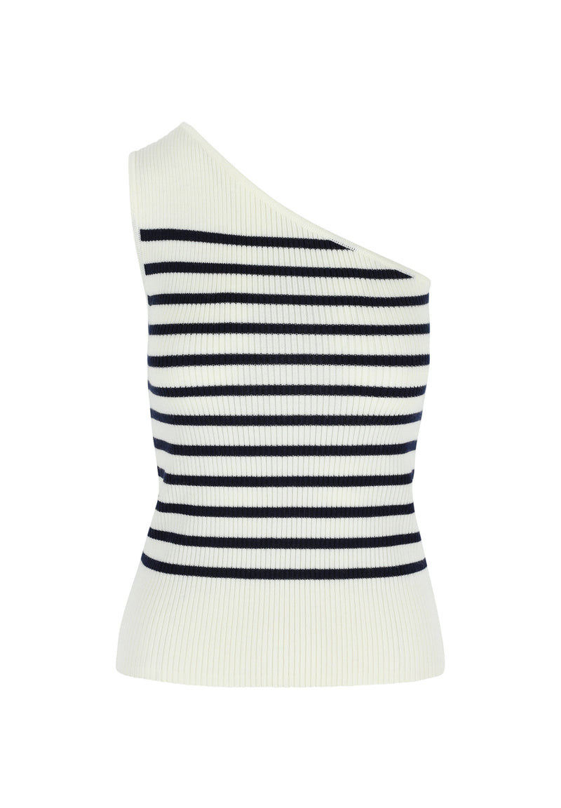 FELICIA TOP INDIGO STRIPE