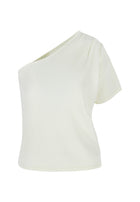 JACE ONE SHOULDER TOP IVORY