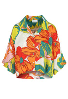 VERONA BLOUSE WHITE FLOWER