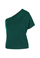 JACE ONE SHOULDER TOP GREEN