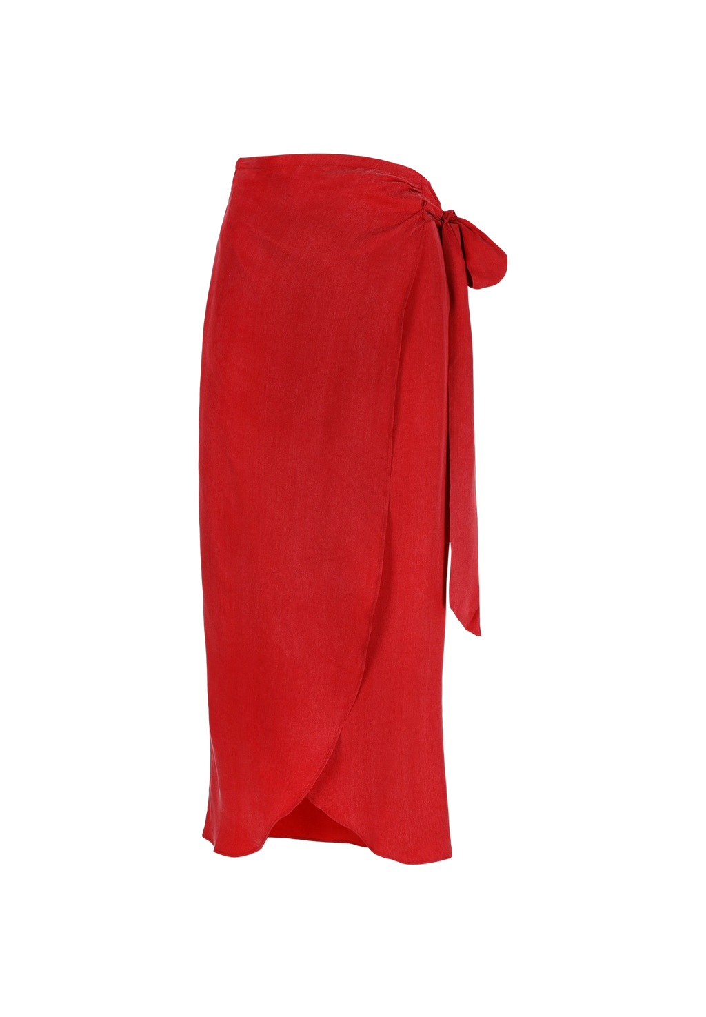 FIRENZE WRAP SKIRT RED