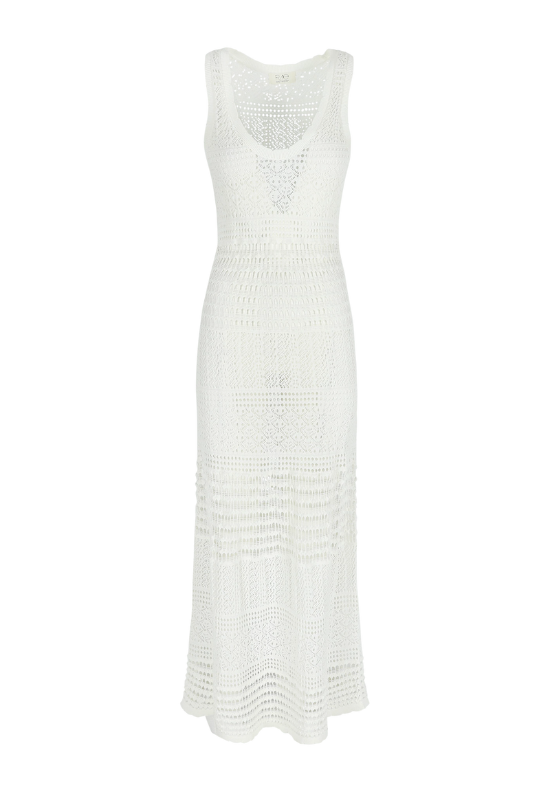 JOSEFIEN MAXI DRESS OFF-WHITE