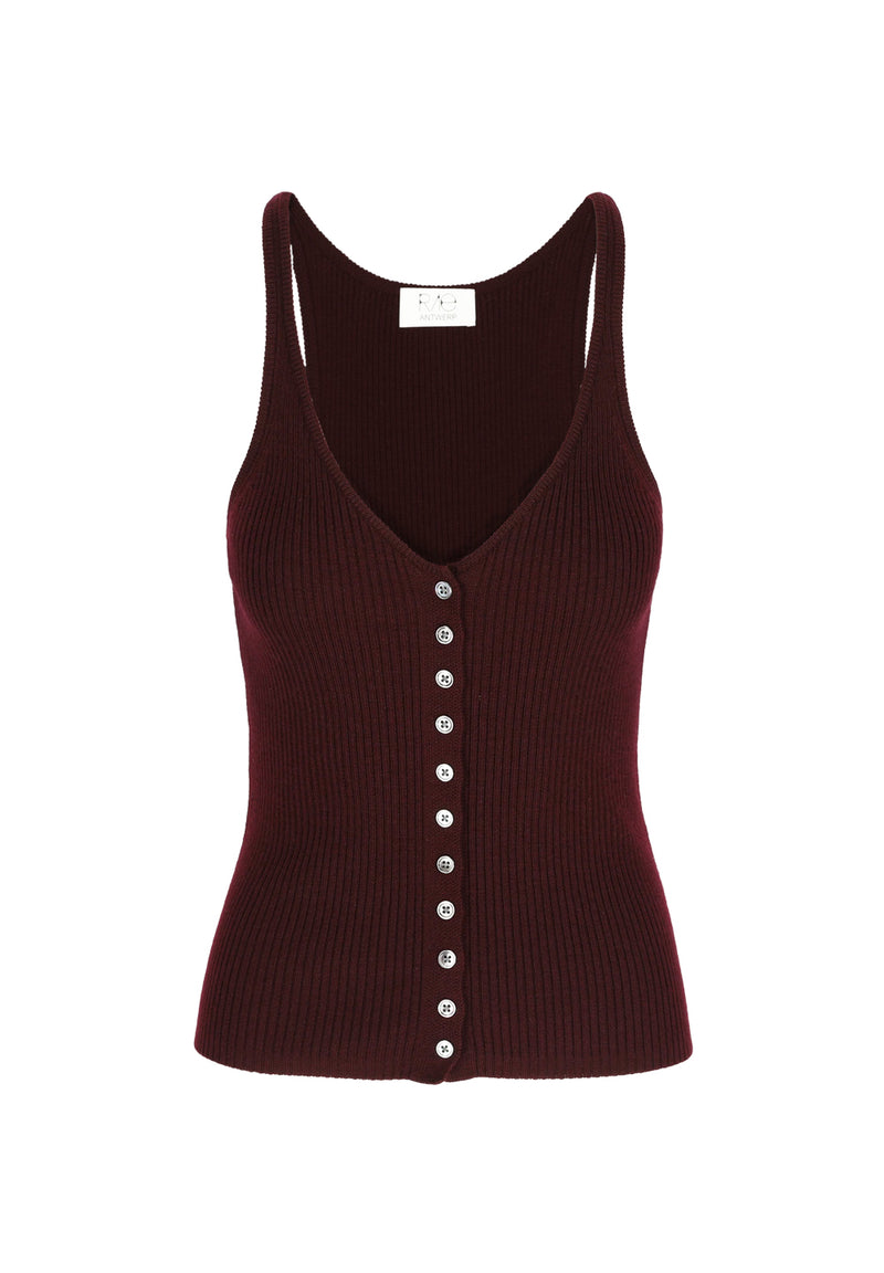 THE URSULA TOP CHESTNUT